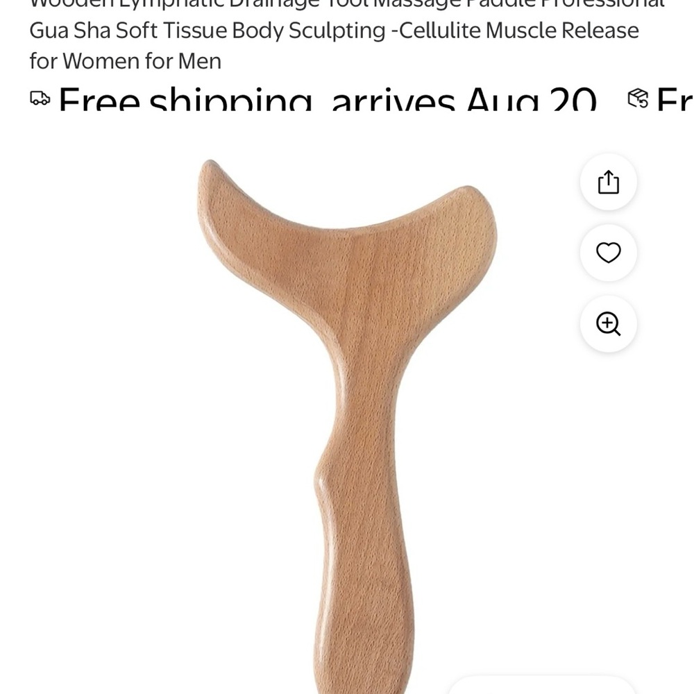Wooden Massage Paddle